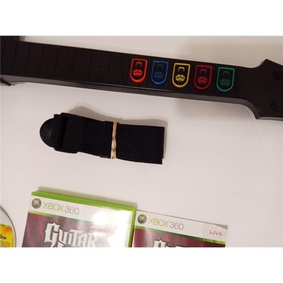 Xbox 360 Guitar Hero Gibson Les Paul Guitar Wireless Controller Bundle 4… - Picture 5 of 10